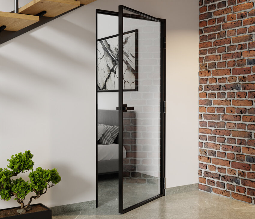 Slim Loft Aluminum Doors Complete with Frame