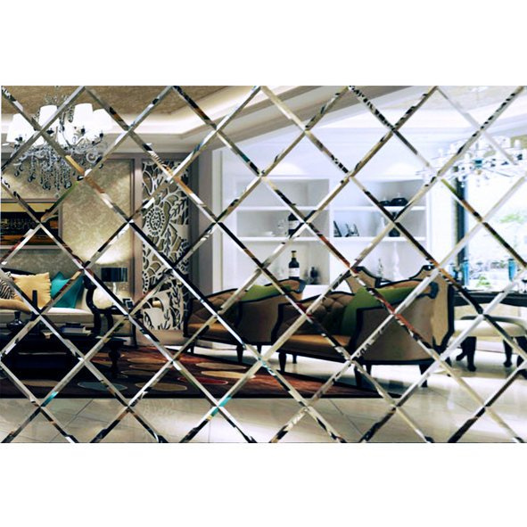 Glamour Beveled Mirror 170x254 Silver